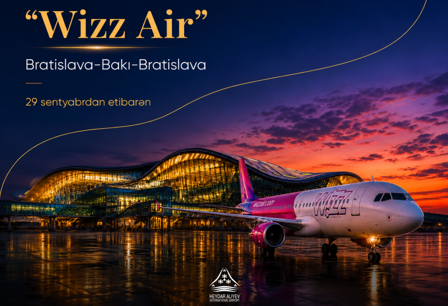 La compagnie aérienne Wizz Air lance des vols directs entre Bakou et Bratislava