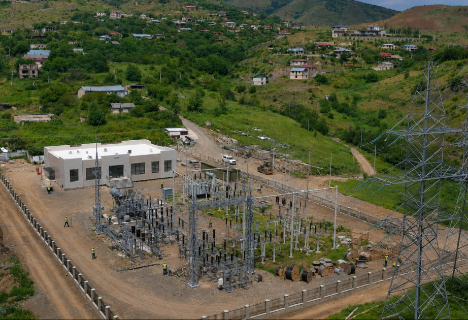 “AzərEnerji” Xankəndi və Ağdərədə 110 kilovoltluq yarımstansiyalar tikir