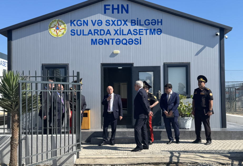 “Bilgəh” sularda xilasetmə məntəqəsinin açılışı və yeni alınan texnikaların təqdimatı olub VİDEO