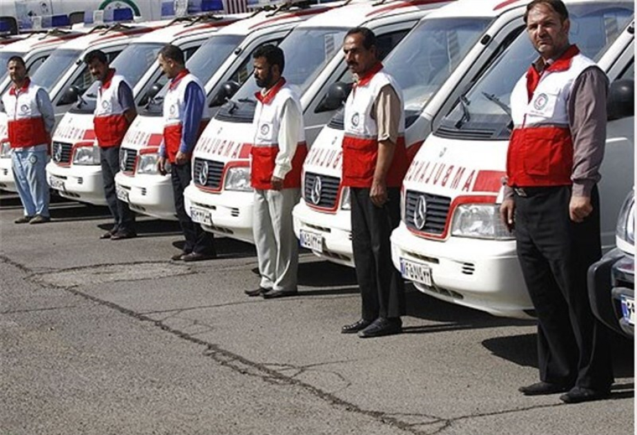 Tehranda səyyar xəstəxanalar quraşdırılıb