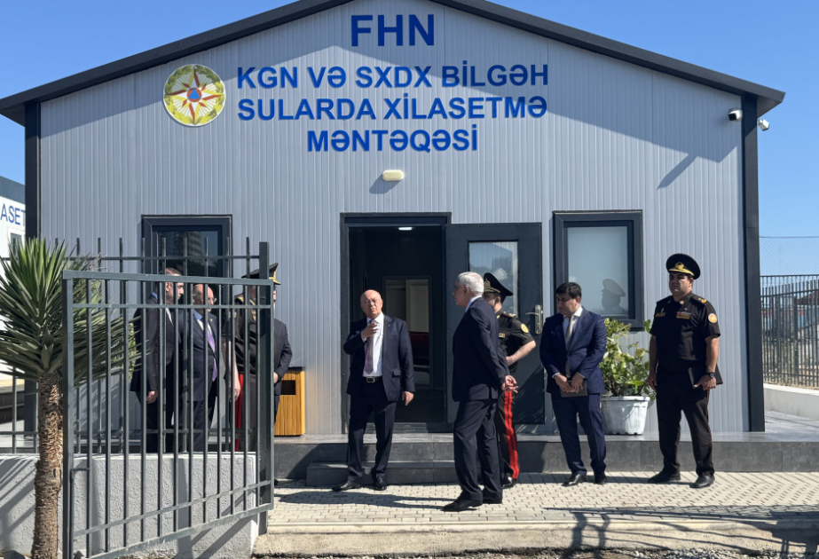 Открытие спасательного пункта на пляжах «Бильгя» и презентация новой техники