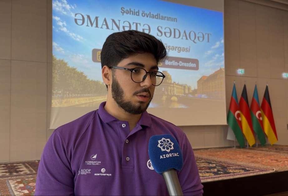 Şəhid övladı: Ali təhsilimi Avropada davam etdirməyi düşündüyüm üçün Almaniyadakı yay düşərgəsi mənim üçün önəmlidir