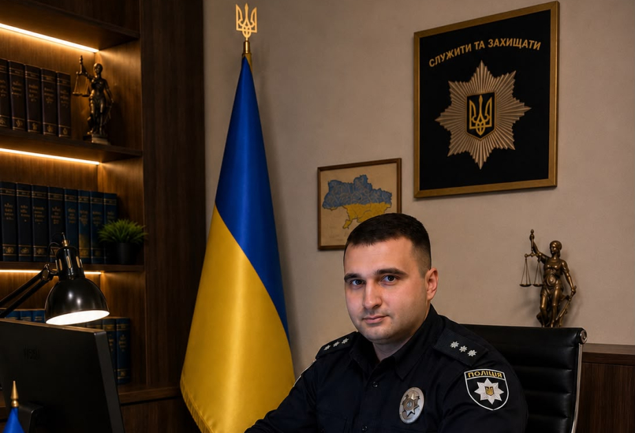 Ukrayna polisində çalışan azərbaycanlı: Müharibə şəraitində xidmət etmək ikiqat məsuliyyətlidir