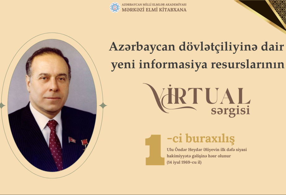 “Azərbaycan dövlətçiliyinə dair yeni informasiya resursları” adlı virtual sərgi hazırlanıb