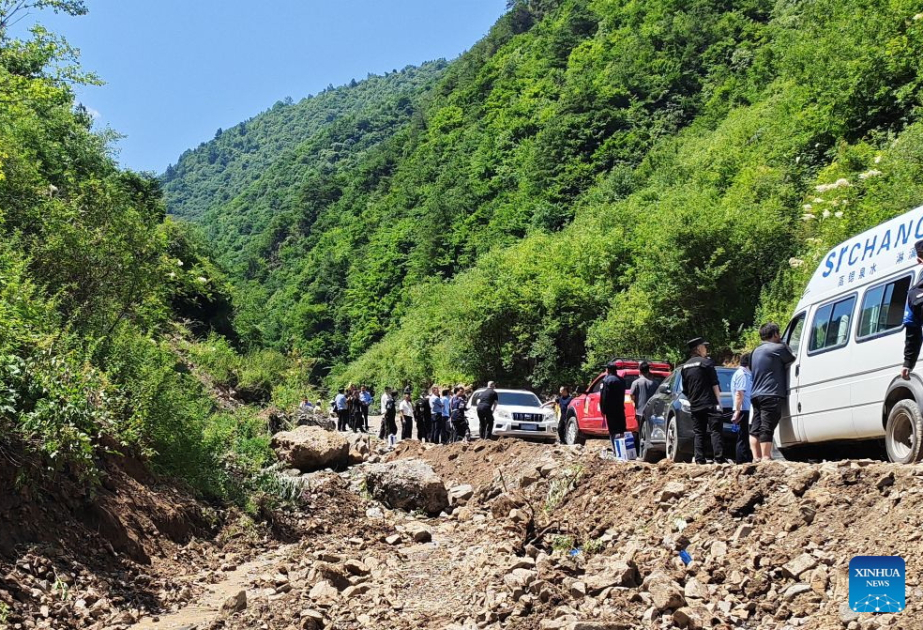 Landslide in northwest China's Gansu leaves multiple people missing, 17 rescued