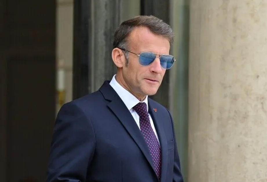 Explosions heard in Damascus during visit by France's President Emmanuel Macron