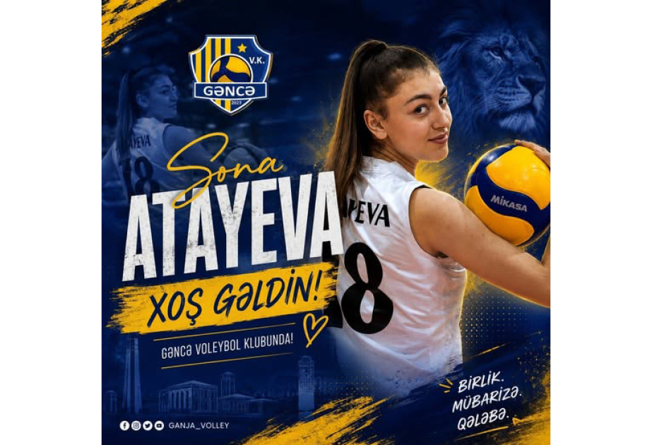 “Gəncə” yerli voleybolçu ilə yeni müqavilə imzalayıb