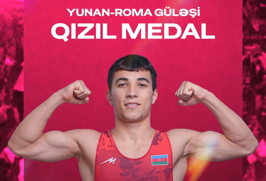 Azərbaycan güləşçiləri Avropa çempionatına 1 qızıl, 2 gümüş medalla start verib