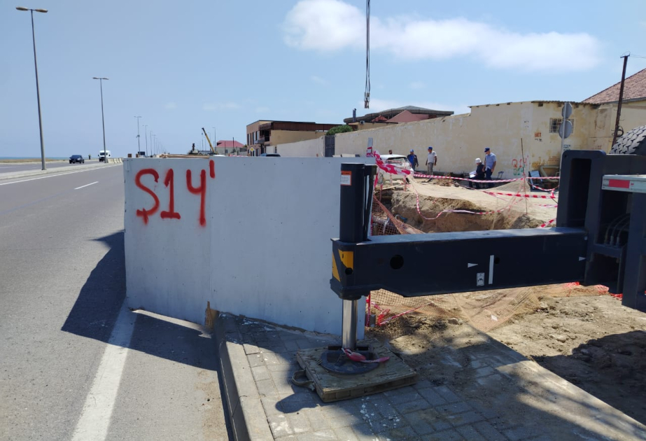 Pirşağıda kanalizasiya kollektorlarının tikintisi zamanı təhlükəsizlik tədbirləri tam təmin olunub - Açıqlama