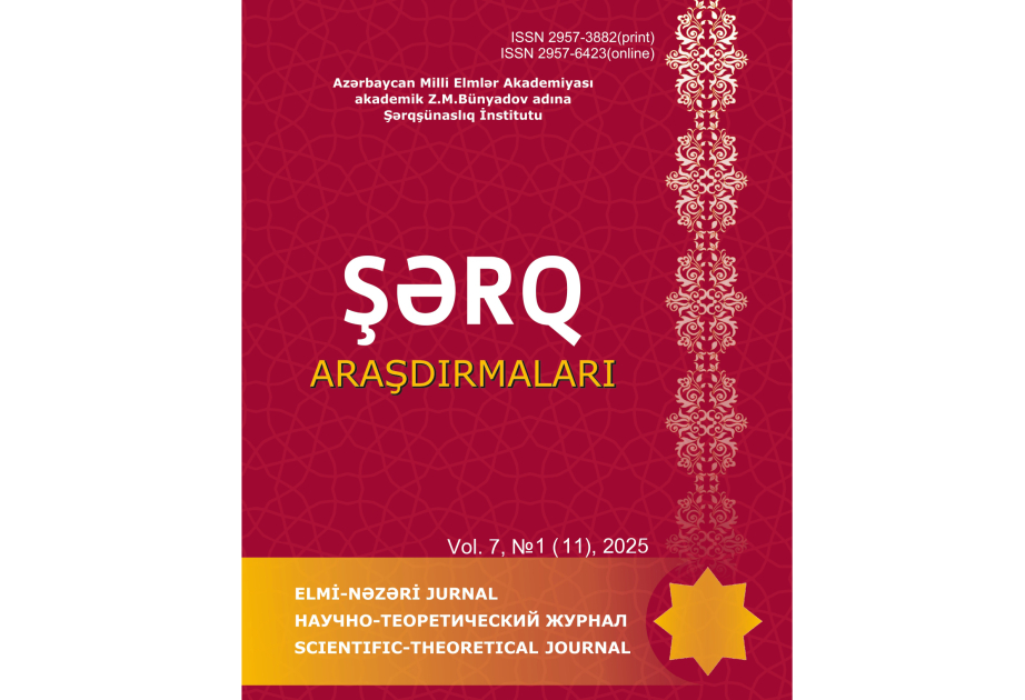 “Şərq araşdırmaları” jurnalının növbəti nömrəsində