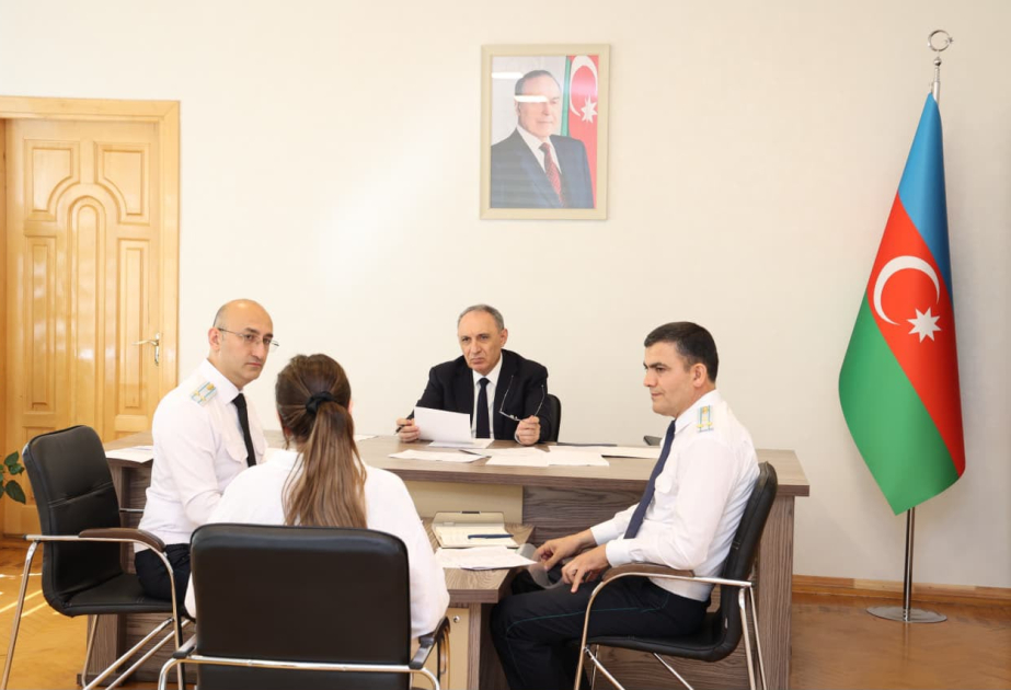 Baş prokuror Balakəndə vətəndaşların müraciətlərini dinləyib