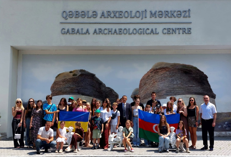 Qəbələ Arxeoloji Mərkəzi ukraynalı uşaqlarda Azərbaycan tarix və mədəniyyətinə maraq yaradıb