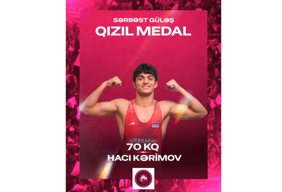 Azerbaijani U20 freestyle wrestler crowned European champion
