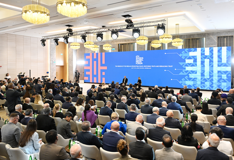 Le président Ilham Aliyev évoque l'objectif de la tenue du Global Media Forum de Choucha