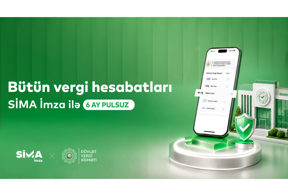 ®  “SİMA İmza” ilə bütün vergi xidmətləri cibinizdə!