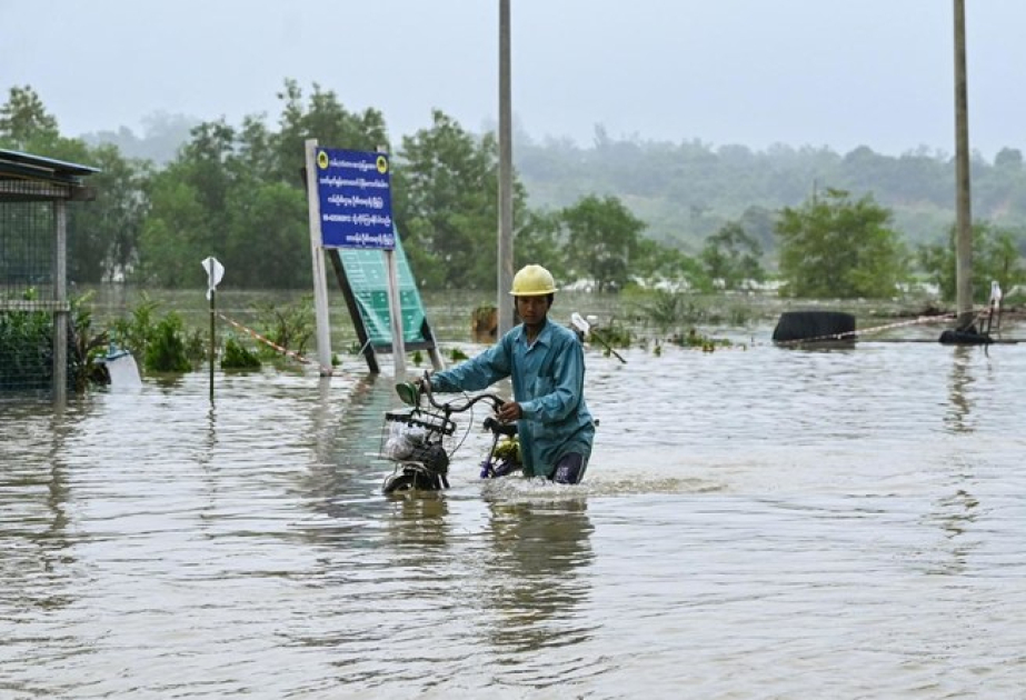 Over 1,600 people evacuated amid flooding in southern Myanmar