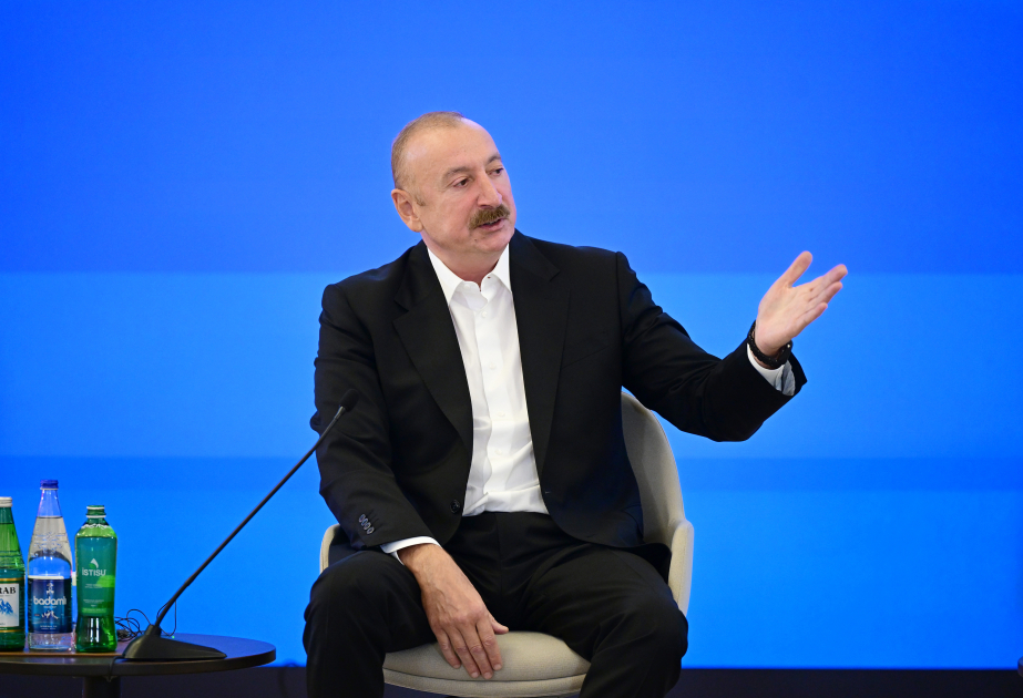 Prezident: Bu gün Azərbaycan etibarlı tərəfdaşdır, proqnozlaşdırılabilən mənbədir VİDEO
