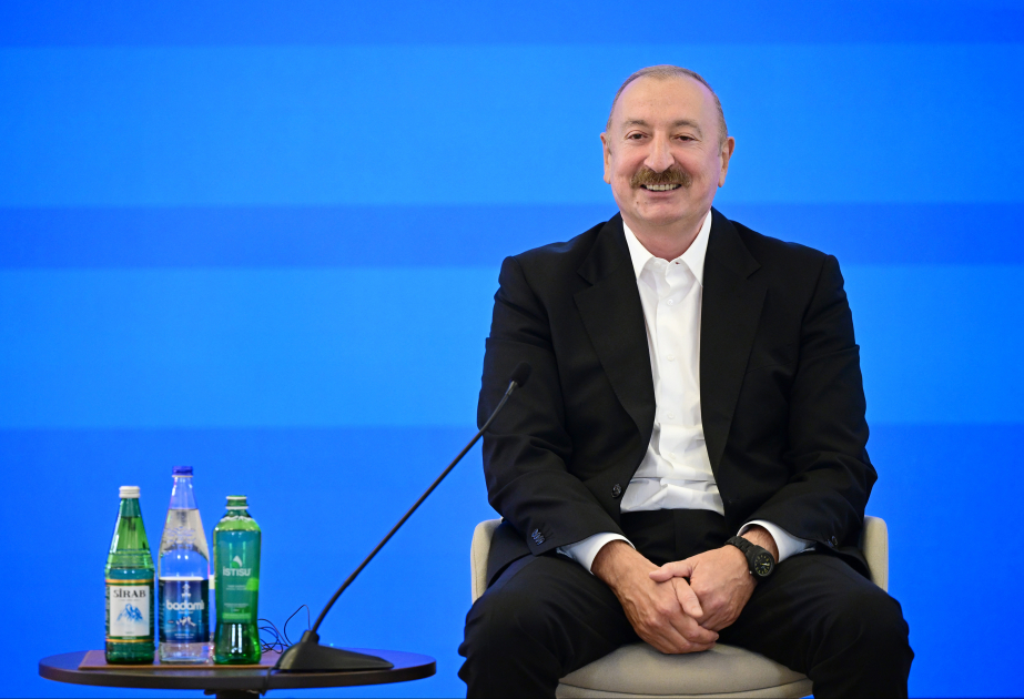 Prezident: Azərbaycan və Qazaxıstan Xəzərin hər iki sahilində yerləşən ölkələr olaraq çox fəal əməkdaşlıq edirlər VİDEO