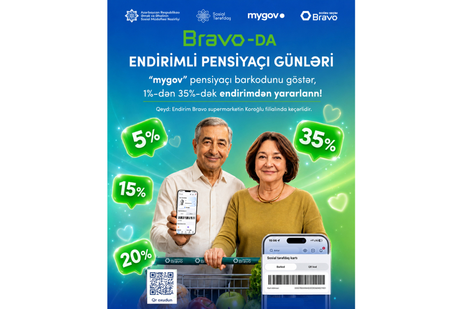 “Endirimli Pensiyaçı Günləri” kampaniyası başlayır