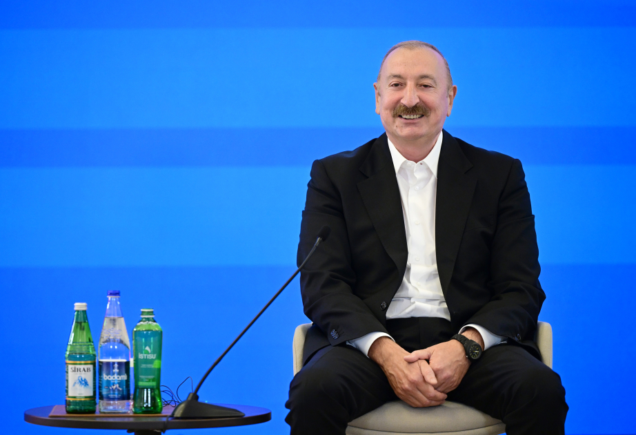 Präsident Ilham Aliyev: Aserbaidschan und Kasachstan arbeiten als Anrainerstaaten des Kaspischen Meeres eng zusammen