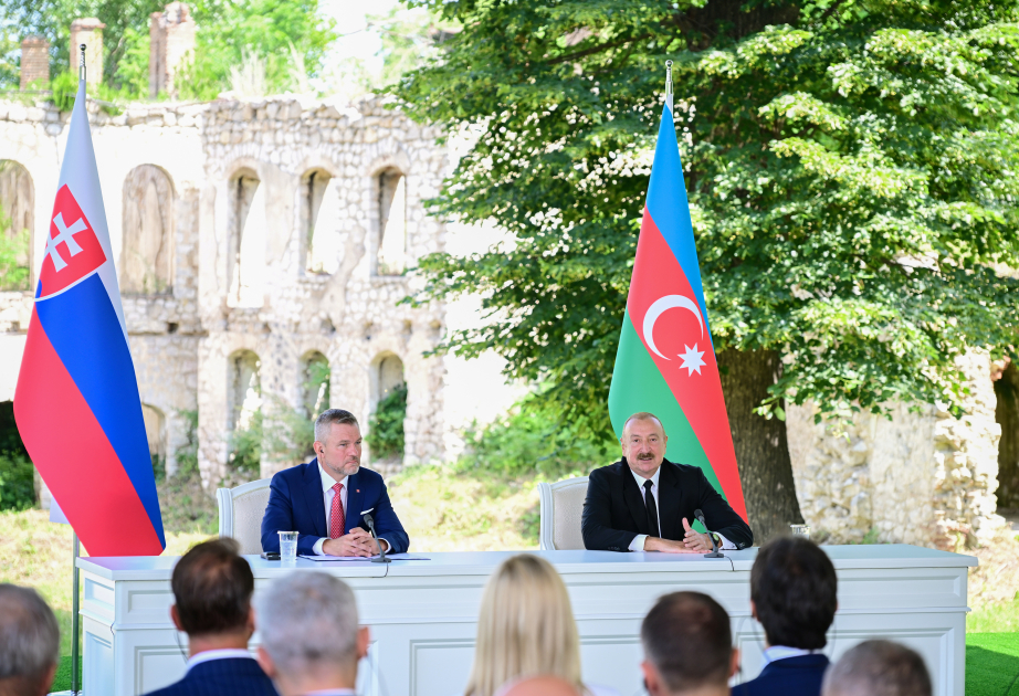 President of Azerbaijan: Slovakia is actively participating in the reconstruction of Garabagh