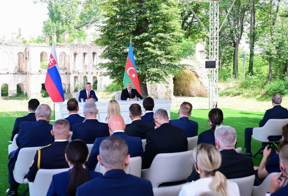 Le président Ilham Aliyev : Je suis convaincu que les relations azerbaïdjano-slovaques continueront à se développer