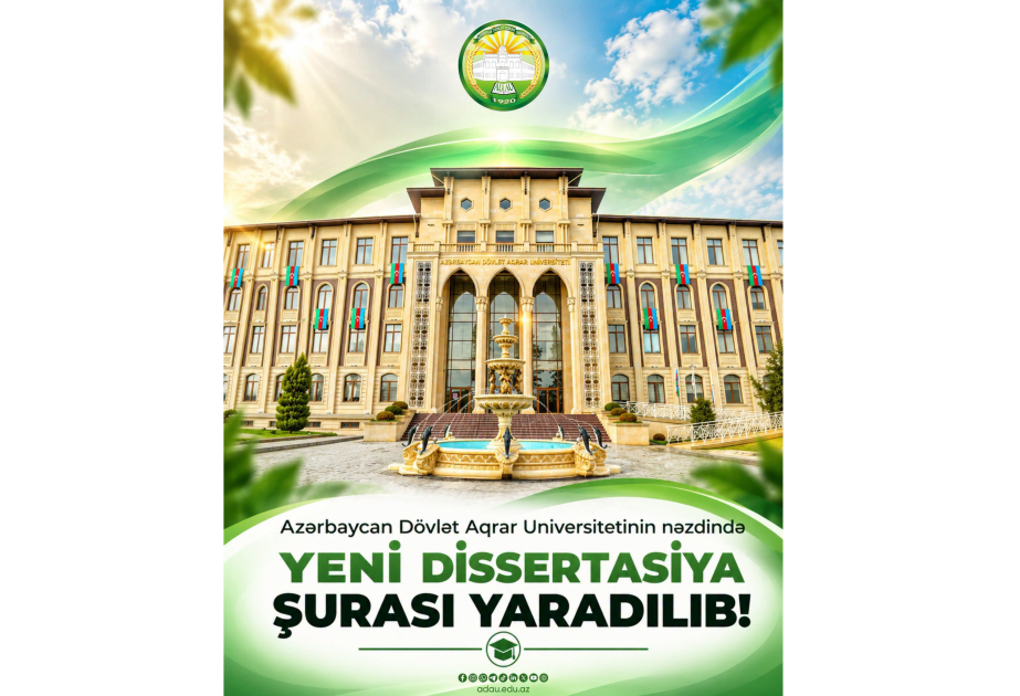 ADAU-da yeni Dissertasiya Şurası yaradılıb