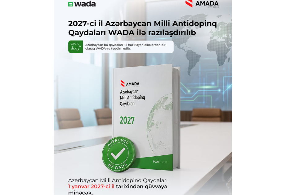 Azərbaycanda 2027-ci ildən Milli Antidopinq Qaydaları tətbiq olunacaq