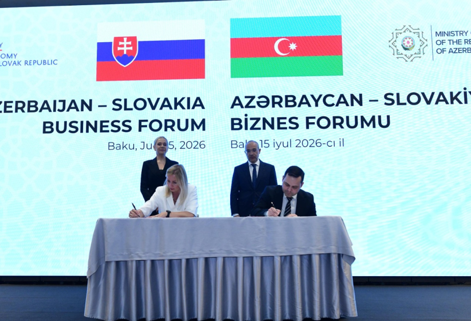 Azərbaycan Turizm Bürosu ilə “Slovakia Travel” arasında əməkdaşlıq memorandumu imzalanıb VİDEO