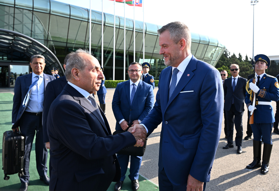 Concluye la visita oficial del Presidente de Eslovaquia a Azerbaiyán