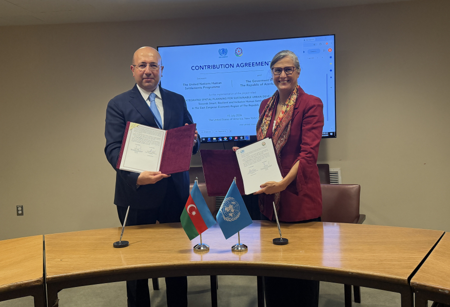 Azerbaijan, UN-Habitat sign agreement on sustainable development of East Zangezur