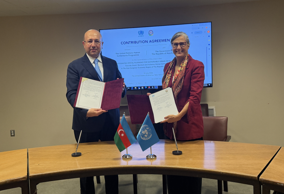 Azerbaiyán y ONU-Hábitat firman un acuerdo para el desarrollo sostenible de Zanguezur Oriental