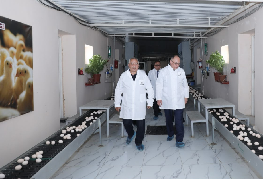 AQTA sədri quşçuluq müəssisəsinin fəaliyyəti ilə tanış olub