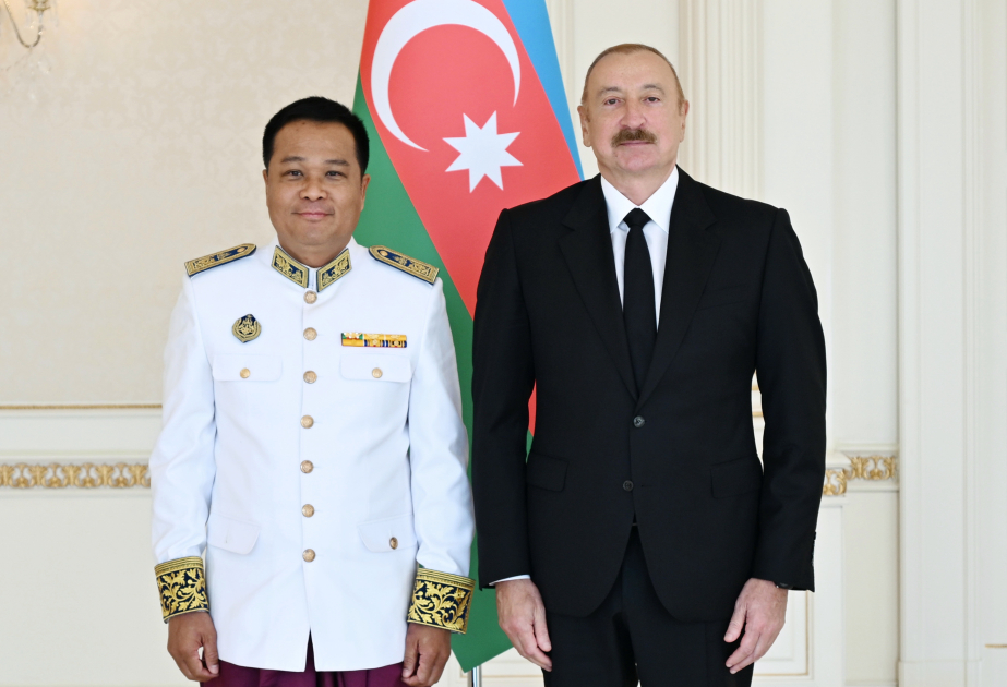 Le président de la République reçoit les lettres de créance du nouvel ambassadeur du Cambodge en Azerbaïdjan VIDEO