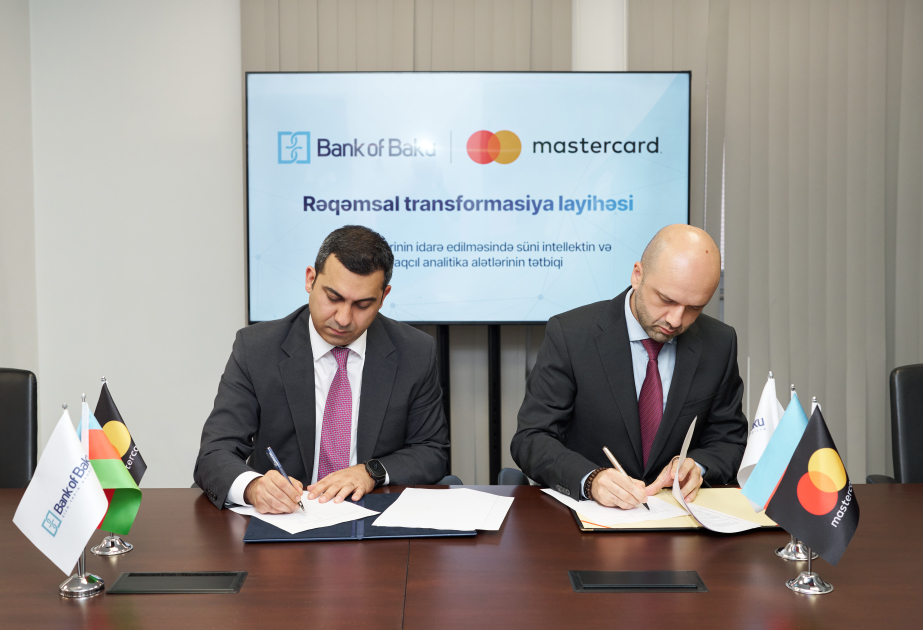 ®  “Bank of Baku” “Mastercard”ın Azərbaycanda ilk süni intellektəsaslı rəqəmsal layihələrindən birinə tərəfdaş oldu – Rəqəmsallaşma sürətlə davam edir!