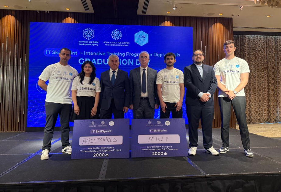 BMU-nun 12 tələbəsi “IT SkillSprint” proqramını başa vurub, 2 tələbə I yerə layiq görülüb
