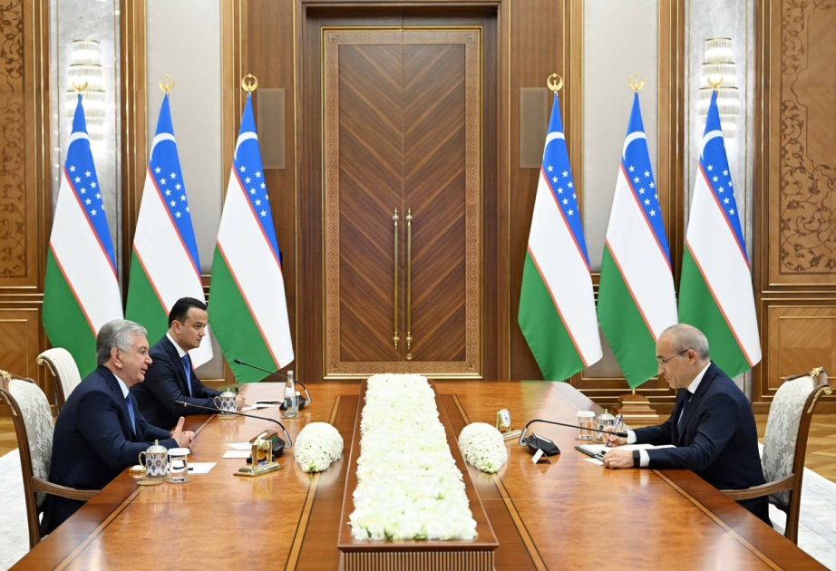 El Presidente de Uzbekistán recibió al Ministro de Economía de Azerbaiyán