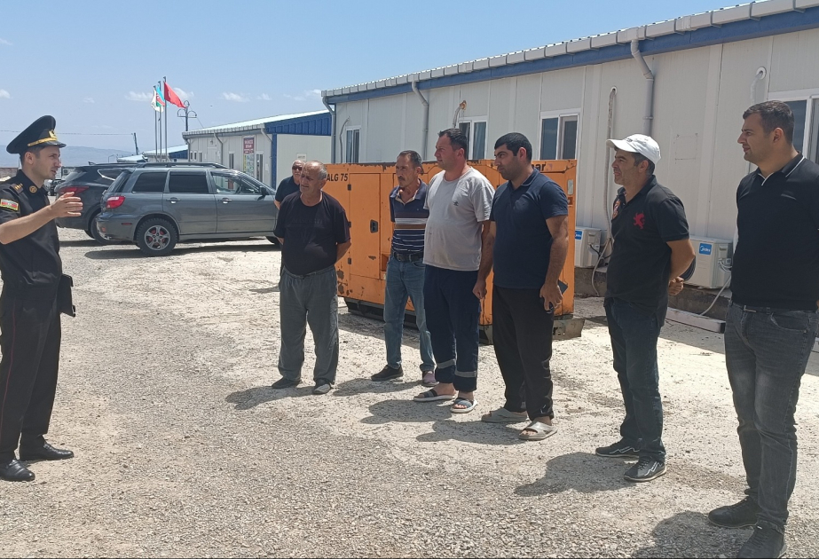 İşğaldan azad olunmuş ərazilərdə vətəndaşların yanğın təhlükəsizliyi ilə bağlı maarifləndirilməsi davam edir