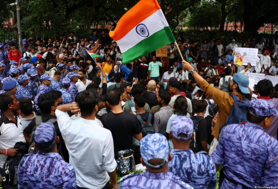 Indian police block Cockroach Janta Party protest march to parliament