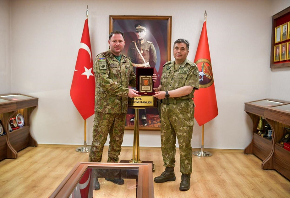 Müdafiə Nazirliyinin Hərbi Polis İdarəsinin nümayəndə heyəti Türkiyəyə səfər edib