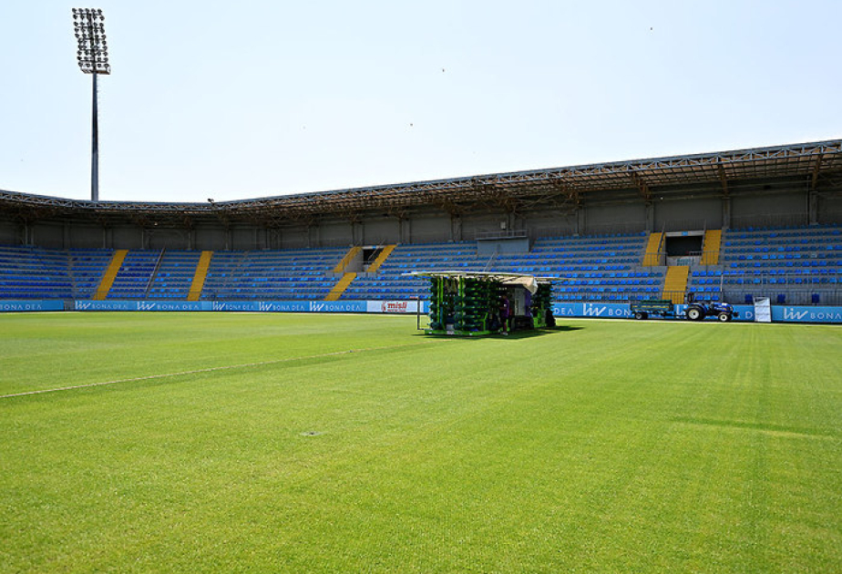 “Liv Bona Dea Arena”nın ot örtüyü yenilənir