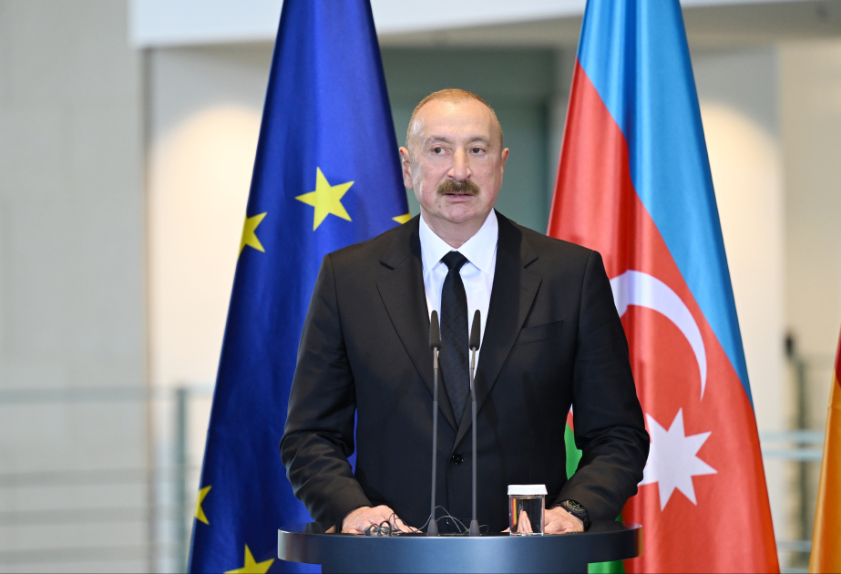 Президент: Азербайджано-германское сотрудничество по связности и транзитным возможностям также имеет очень большое значение