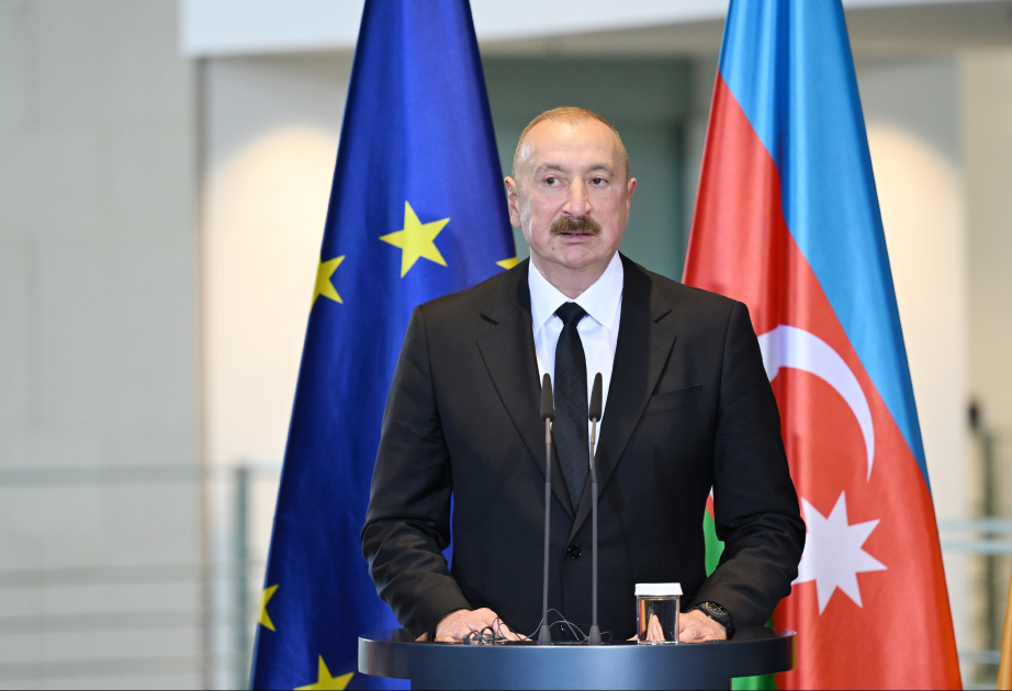 Präsident Ilham Aliyev: Deutsch-aserbaidschanische Zusammenarbeit bei Konnektivität und Transit von großer Bedeutung