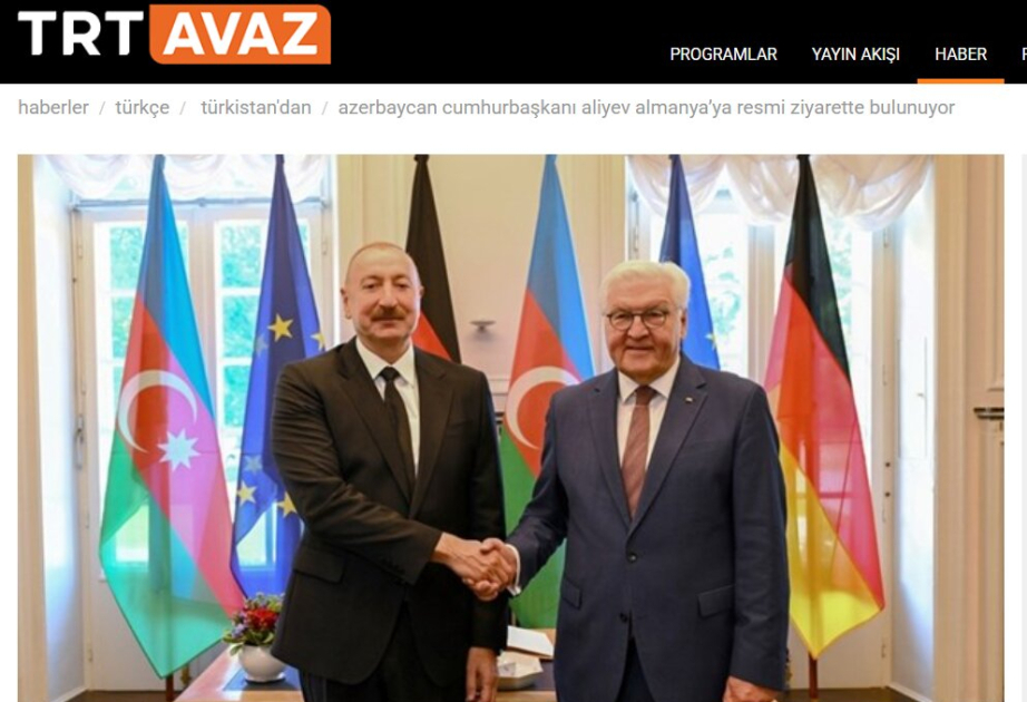 Azerbaijani President's visit to Germany in spotlight of Turkish media