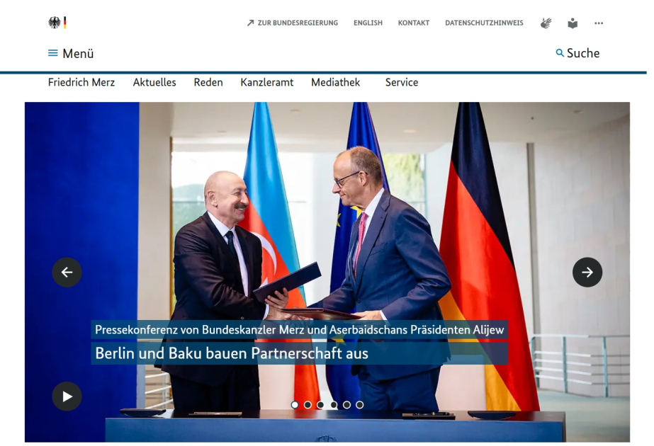 President Ilham Aliyev’s official visit to Berlin attracts attention of German and global media