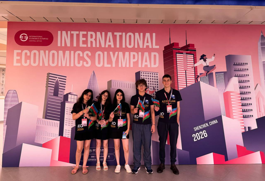 Azərbaycan milli komandası Beynəlxalq İqtisadiyyat Olimpiadasında bir gümüş və bir bürünc medal qazanıb