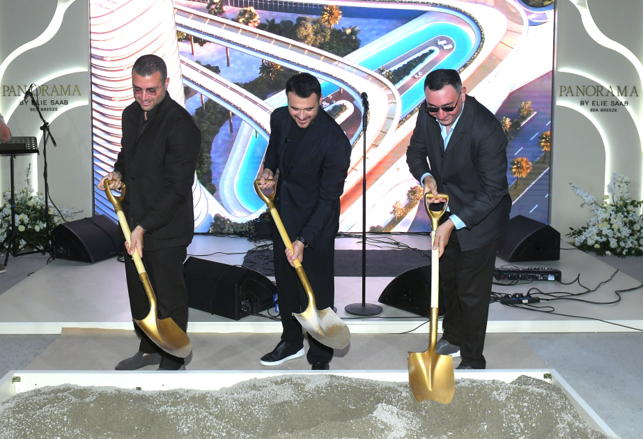 Colocan la primera piedra del primer complejo residencial de la marca Panorama by ELIE SAAB en Azerbaiyán