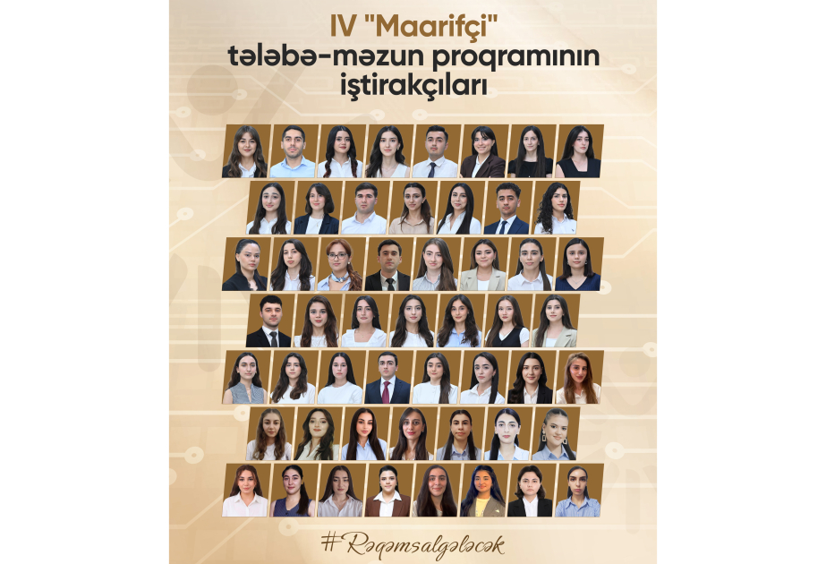Dördüncü “Maarifçi” proqramına 5 mindən çox müraciətdən 53 namizəd seçilib