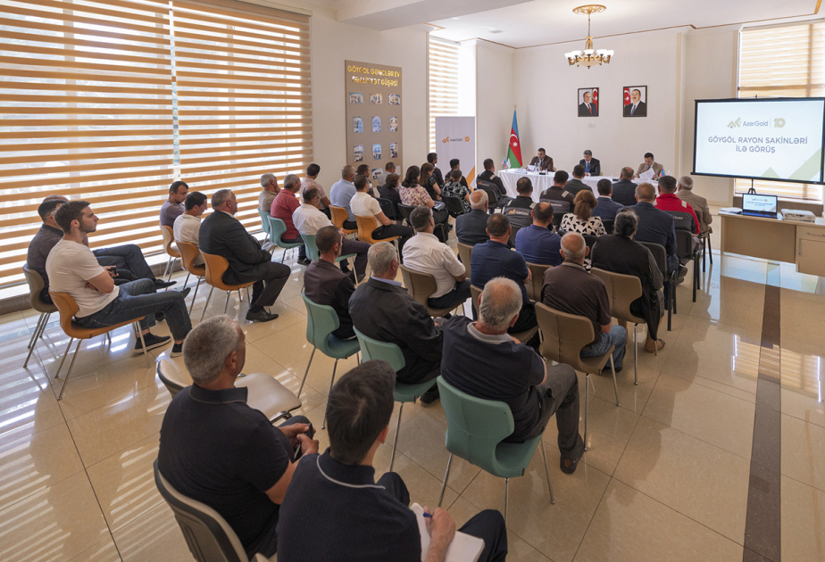 “AzerGold” CJSC holds another meeting with local communities in Goygol