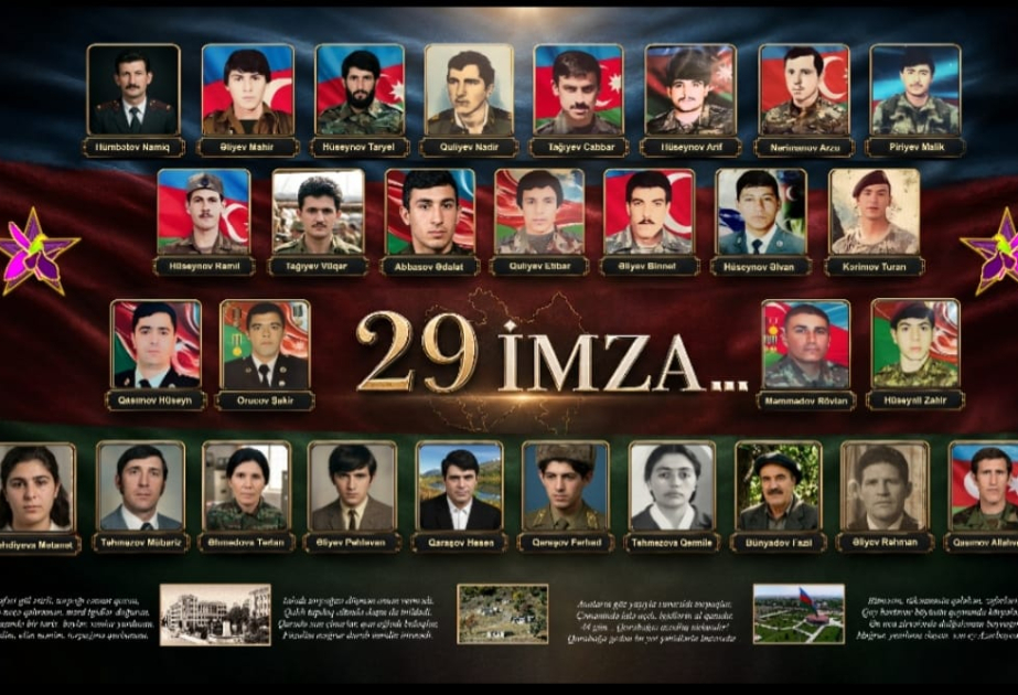 Nizami Kino Mərkəzində “29 imza…” sənədli filminin təqdimatı olacaq